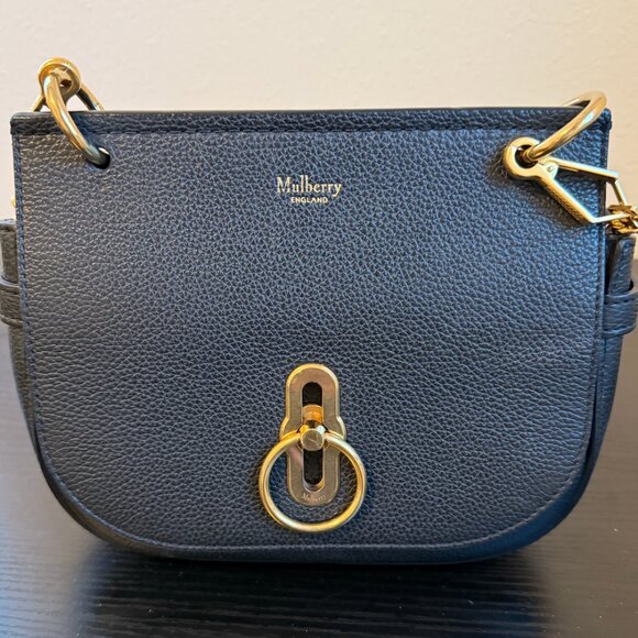 Mulberry Small Amberley Satchel (black) - Picture 1 of 3